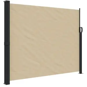 Comparateur de prix : vidaXL Auvent latéral rétractable beige 160x600 cm