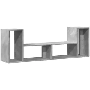 vidaXL Meubles TV 2 pcs gris béton 75x30x50 cm bois d'ingénierie pas cher