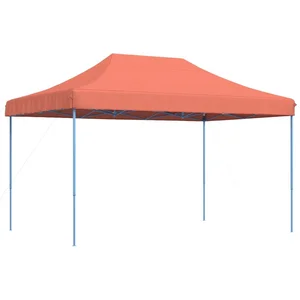 vidaXL Tente réception pliable escamotable terre cuite 440x292x315 cm pas cher