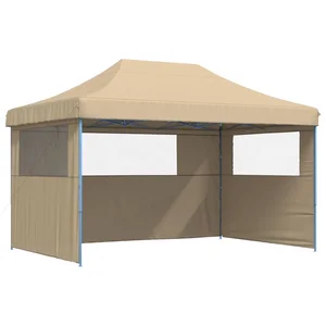 Comparateur de prix : vidaXL Tente de réception pliable escamotable avec 3 parois latérales