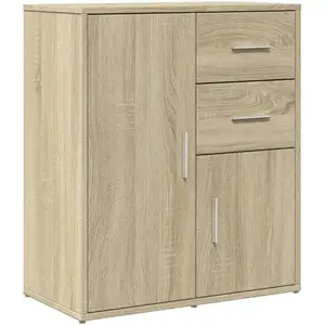 vidaXL Buffet chêne sonoma 60x31x70 cm bois d'ingénierie