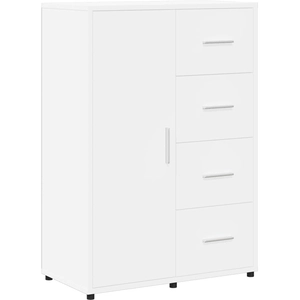 vidaXL Buffet blanc 60x31x84 cm bois d'ingénierie pas cher