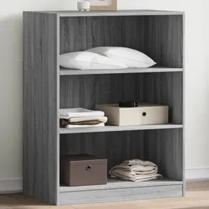 vidaXL Garde-robe sonoma gris 77x48x102 cm bois d'ingénierie pas cher