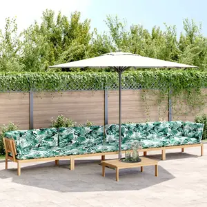 vidaXL Salon palette de jardin avec coussins 5pcs bois d'acacia massif pas cher