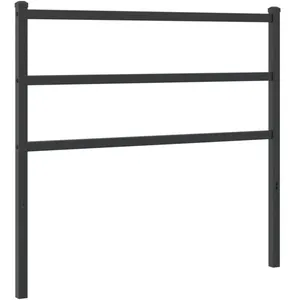 Comparateur de prix : vidaXL Tête de lit métal noir 107 cm
