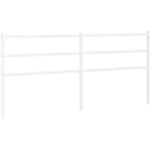 Comparateur de prix : vidaXL Tête de lit métal blanc 200 cm