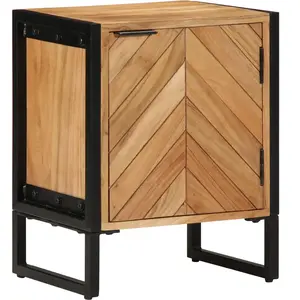 vidaXL Vidaxl Table De Chevet 40x30x50 Cm Bois Massif Acacia pas cher