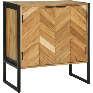Comparateur de prix : vidaXL Vidaxl Buffet 70x35x75 Cm Bois Massif D'acacia