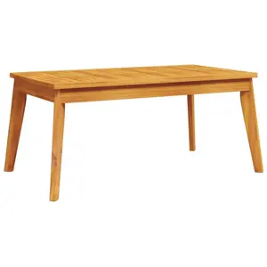 Comparateur de prix : vidaXL Table à manger de jardin 100x55x45 cm bois massif d'acacia