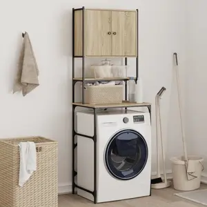 Comparateur de prix : vidaXL Armoire de machine à laver chêne sonoma 68x48,5x194 cm