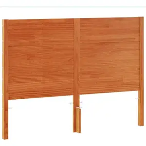 vidaXL Tête de lit cire marron 135 cm bois massif de pin pas cher