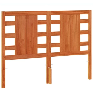vidaXL Tête de lit cire marron 135 cm bois massif de pin pas cher