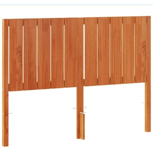 vidaXL Tête de lit cire marron 135 cm bois massif de pin pas cher