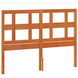 vidaXL Tête de lit cire marron 135 cm bois massif de pin pas cher
