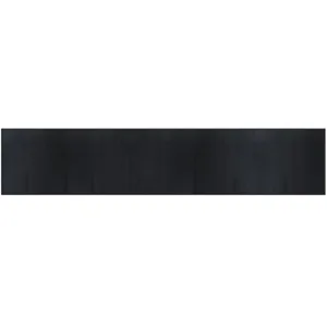 vidaXL Tapis rectangulaire noir 100x1000 cm bambou