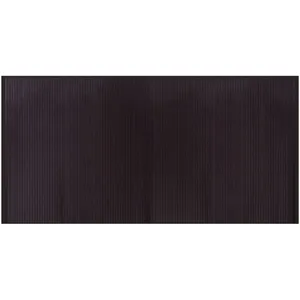 vidaXL Tapis rectangulaire marron foncé 100x200 cm bambou pas cher
