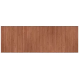 vidaXL Tapis rectangulaire marron 100x300 cm bambou pas cher