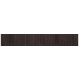 vidaXL Tapis rectangulaire marron foncé 80x500 cm bambou pas cher