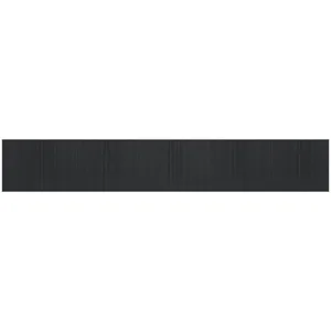 vidaXL Tapis rectangulaire gris 80x1000 cm bambou pas cher