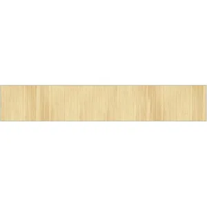 vidaXL Tapis rectangulaire naturel clair 70x400 cm bambou pas cher