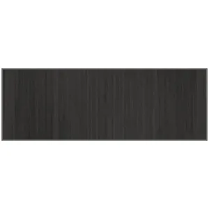 vidaXL Tapis rectangulaire gris 70x200 cm bambou pas cher