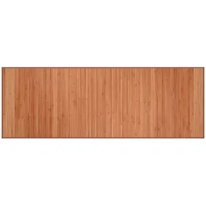 vidaXL Tapis rectangulaire marron 70x200 cm bambou pas cher