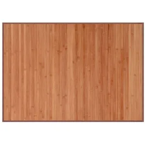 vidaXL Tapis rectangulaire marron 70x100 cm bambou pas cher