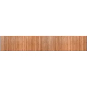 vidaXL Tapis rectangulaire naturel 60x400 cm bambou pas cher
