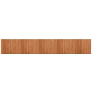 vidaXL Tapis rectangulaire marron 80x500 cm bambou pas cher