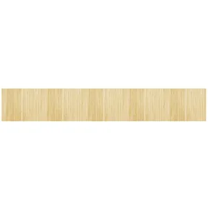 vidaXL Tapis rectangulaire naturel clair 80x500 cm bambou pas cher