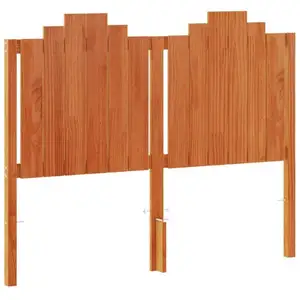 vidaXL Tête de lit cire marron 135 cm bois massif de pin pas cher