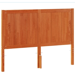 vidaXL Tête de lit cire marron 150 cm bois massif de pin pas cher