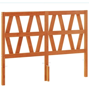 vidaXL Tête de lit cire marron 135 cm bois massif de pin pas cher