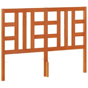 vidaXL Tête de lit cire marron 150 cm bois massif de pin pas cher