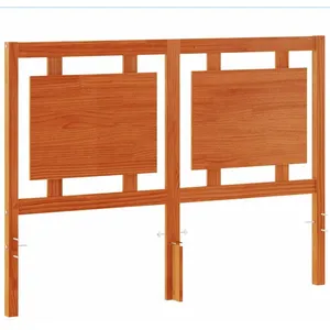vidaXL Tête de lit cire marron 135 cm bois massif de pin pas cher