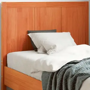 Comparateur de prix : vidaXL Tête de lit cire marron 100 cm bois massif de pin
