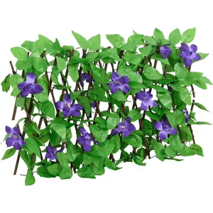 Comparateur de prix : vidaXL Treillis de lierre artificiel extensible vert 180x20 cm