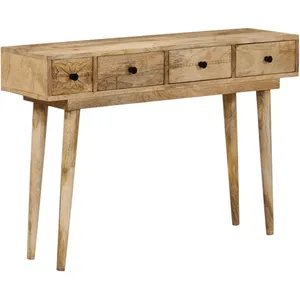 Comparateur de prix : vidaXL Vidaxl Table Console 110x30x75 Cm Bois De Manguier Massif