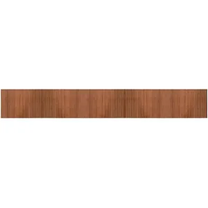 vidaXL Tapis rectangulaire marron 70x500 cm bambou pas cher