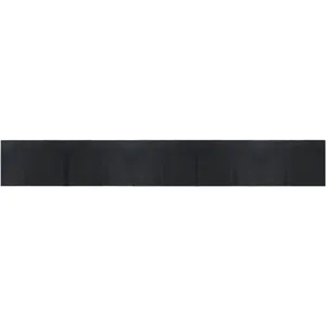 vidaXL Tapis rectangulaire noir 70x500 cm bambou pas cher