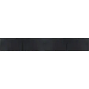 vidaXL Tapis rectangulaire noir 60x400 cm bambou pas cher