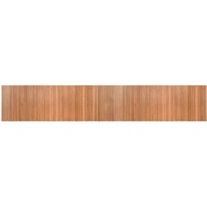 vidaXL Tapis rectangulaire naturel 60x400 cm bambou pas cher