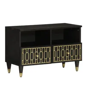Comparateur de prix : vidaXL Meuble TV 70x33x46 cm Bois massif de manguier