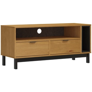 vidaXL Meuble TV FLAM 110x40x50 cm bois massif de pin pas cher