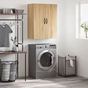 Non communiqué vidaXL Armoire murale chêne sonoma 69,5x34x90 cm bois d'ingénierie pas cher