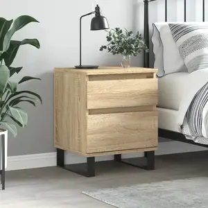 Non communiqué vidaXL Table de chevet chêne sonoma 40x35x50 cm bois d’ingénierie pas cher