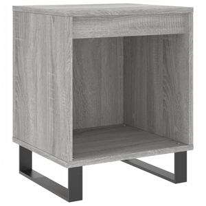vidaXL Tables de chevet 2 pcs sonoma gris 40x35x50 cm bois ingénierie pas cher