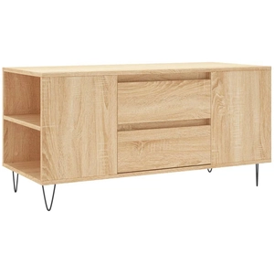 vidaXL Table basse chêne sonoma 102x44,5x50 cm bois d'ingénierie pas cher
