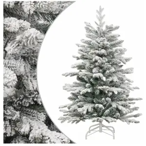 Comparateur de prix : vidaXL - Kunstkerstboom - met - scharnieren - en - sneeuw - 120 - cm
