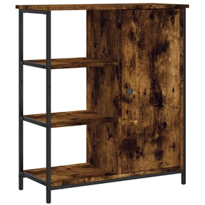 vidaXL Buffet chêne fumé 70x30x80 cm bois d'ingénierie pas cher